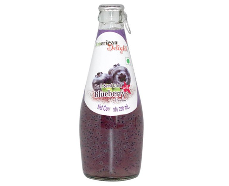 American Delight Basil Seed Drink Blueberry 300ml 4Season